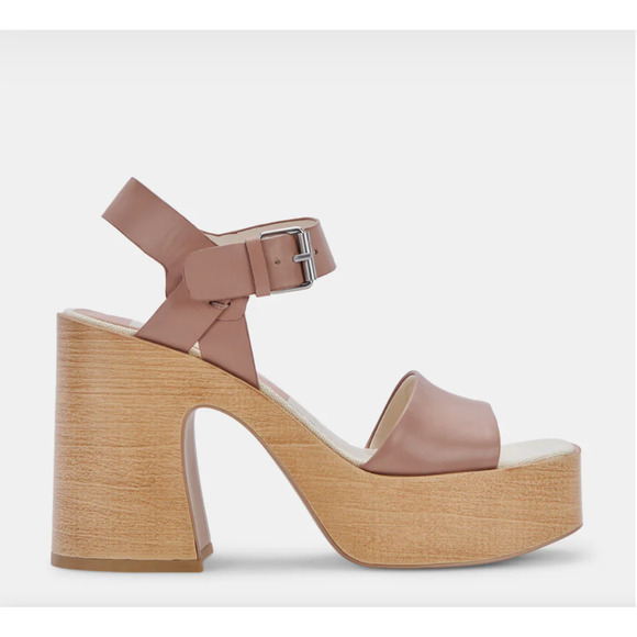 DOLCE VITA New in Box Wallis Platform Heel Sandal in Cafe // 10 - Picture 2 of 14